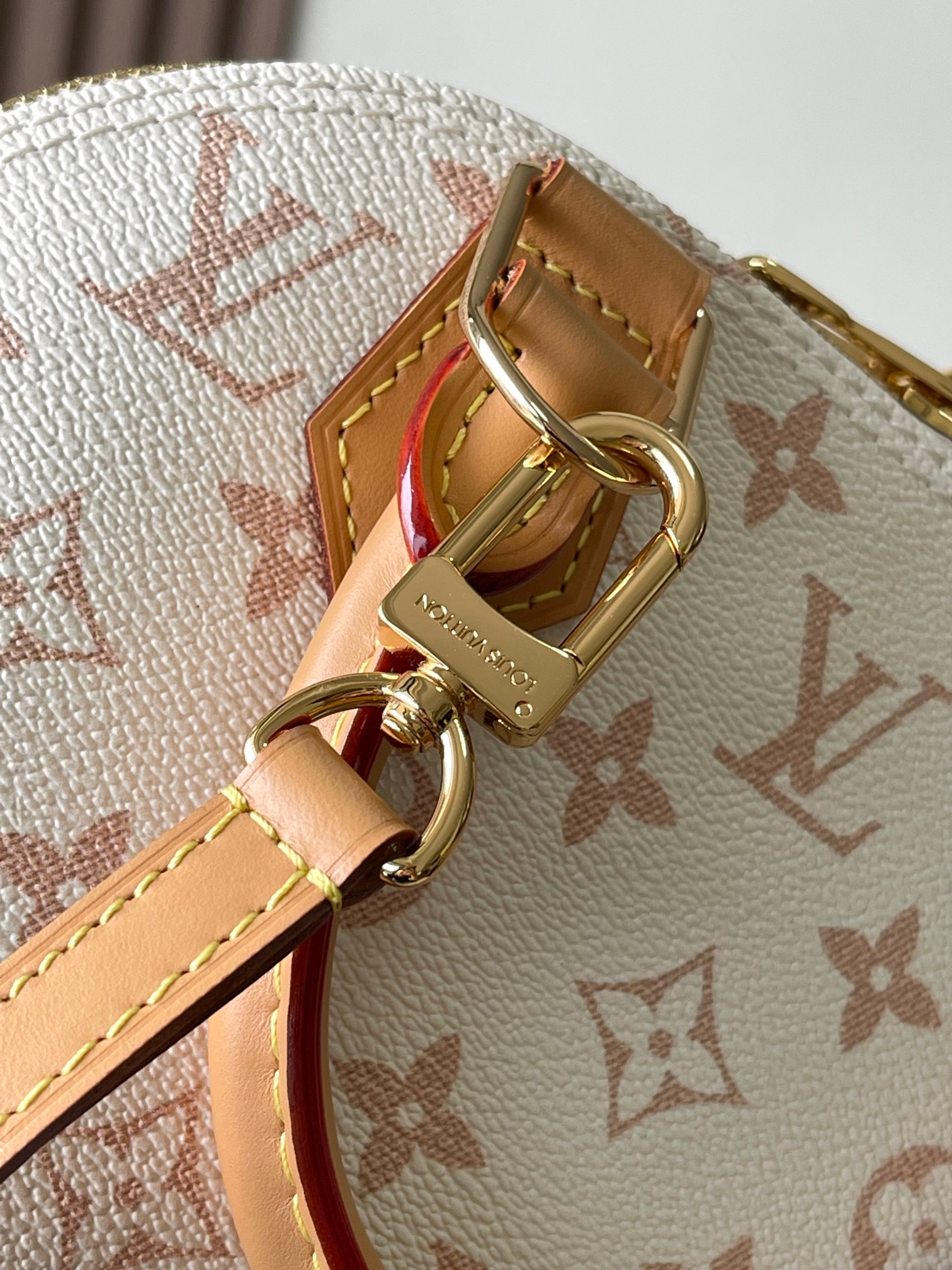 【Louis Vuitton】　ハンドバッグ　ベージュ