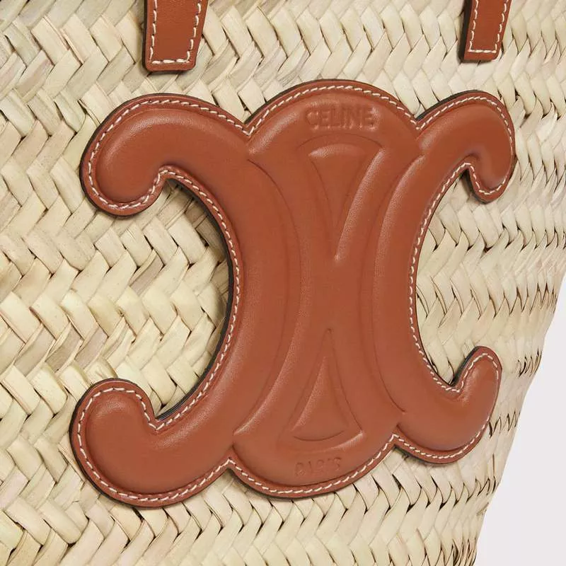 【CELINE】ラフィアバスケット ティーン トリオンフ パニエ