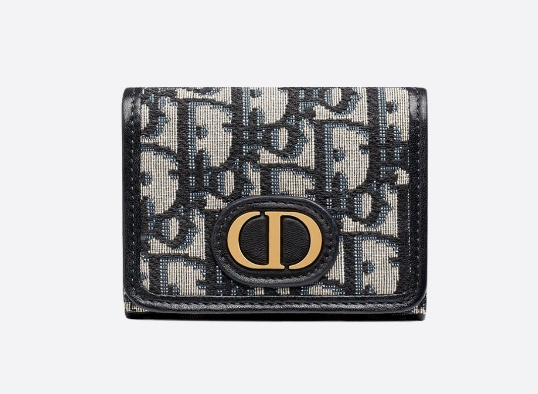 【DIOR】ディオール オブリーク 30 MONTAIGNE コンパクト財布