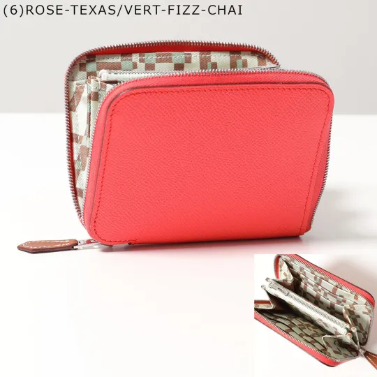 HERMES 二つ折り財布 AZAP SILKIN COMPACT エプソン