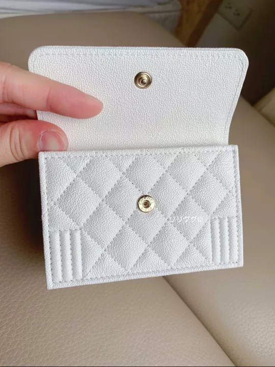 【シャネル】A84432☆ボーイ三つ折りミニ財布☆