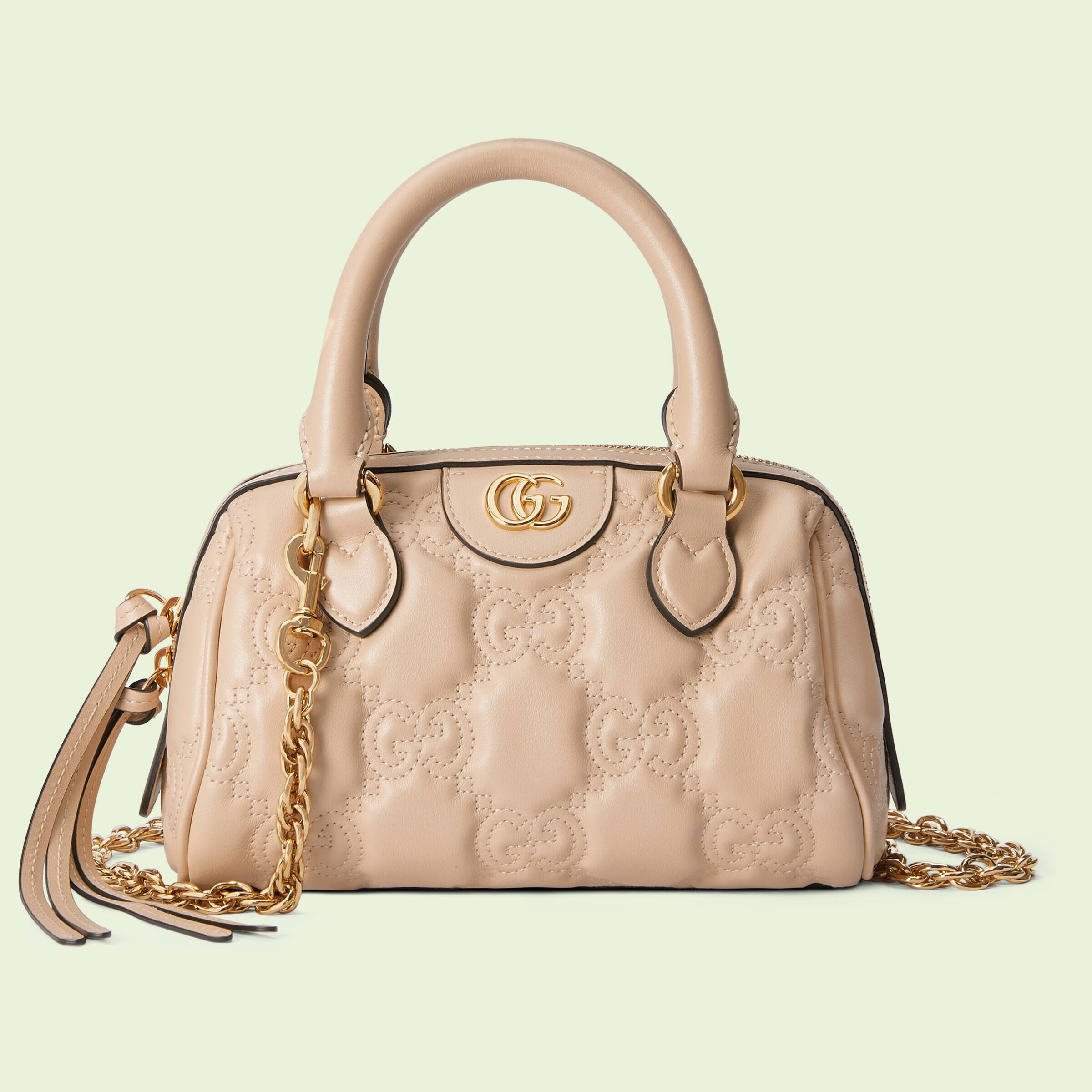 GG Matelasséキルティングレザーミニハンドバッグ