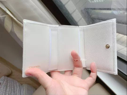 【シャネル】A84432☆ボーイ三つ折りミニ財布☆