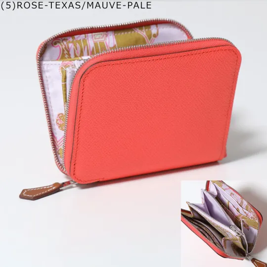 HERMES 二つ折り財布 AZAP SILKIN COMPACT エプソン