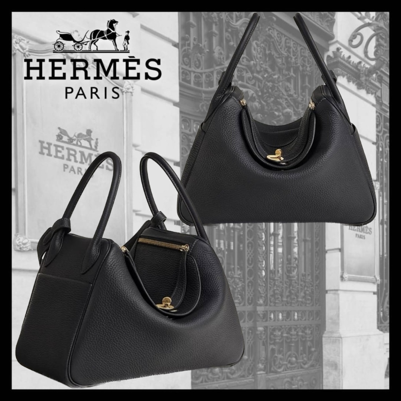 HERMES☆Lindy 30バッグ