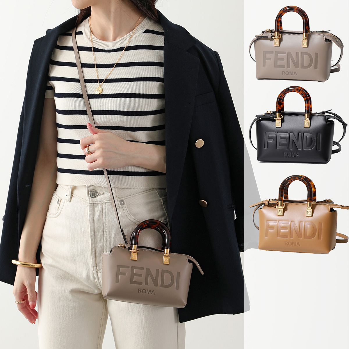FENDI ショルダーバッグ バイ ザ ウェイ ミニ 8BS067 ABVL