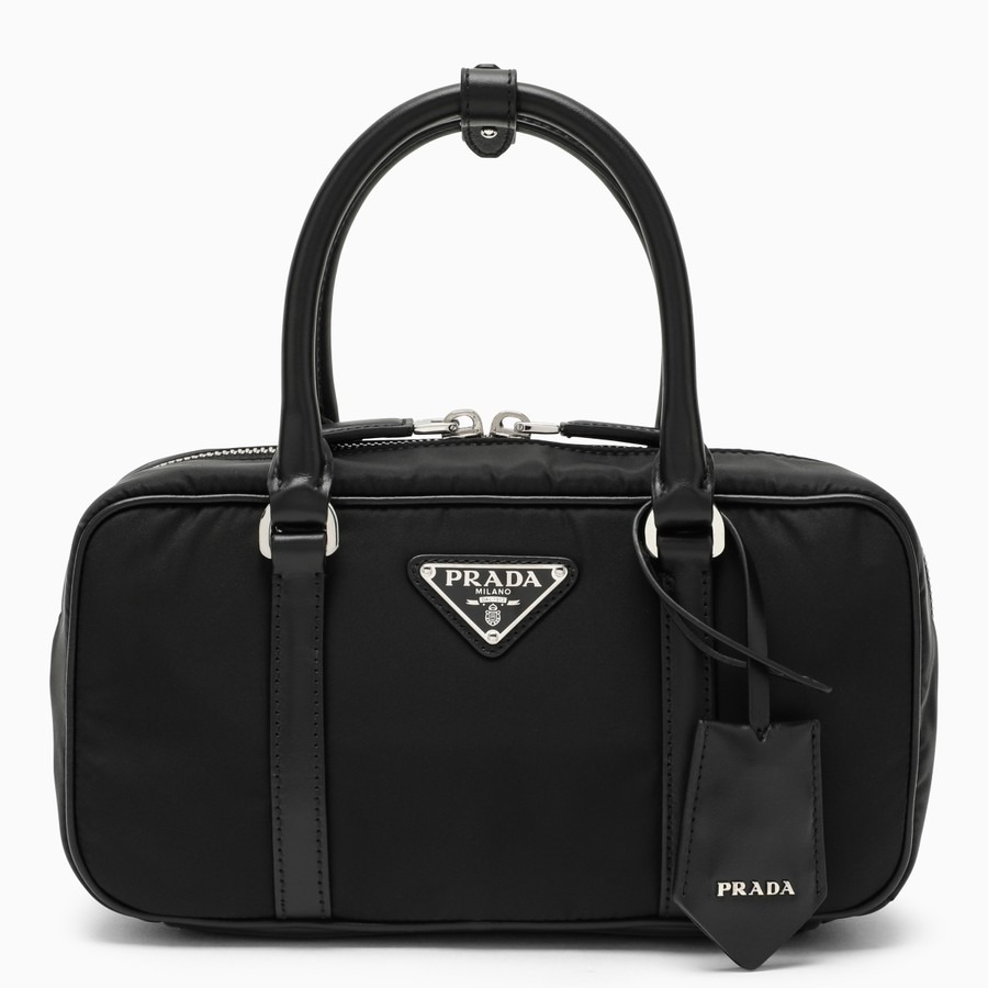 VIP価格[PRADA]Re-Nylonリナイロンレザーボウリングバッグ