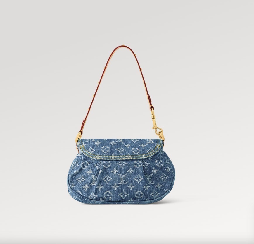 【ストーンウォッシュが個性的】Louis Vuitton★デニム バック M46829