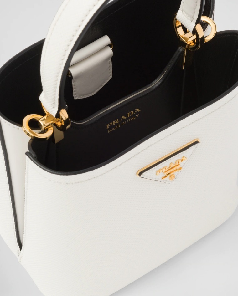 PRADAパニエ サフィアーノレザー スモールバッグ