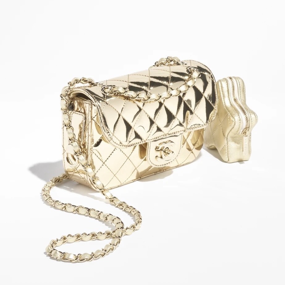 2024 Cruise CHANEL ミニフラップバッグ＆スターコインケース付