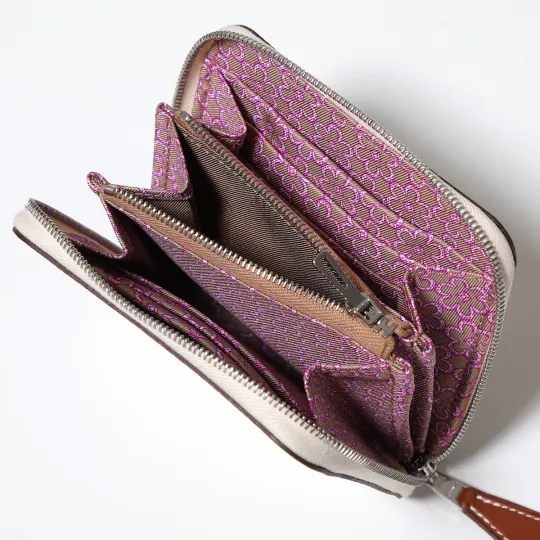 HERMES 二つ折り財布 AZAP SILKIN COMPACT エプソン