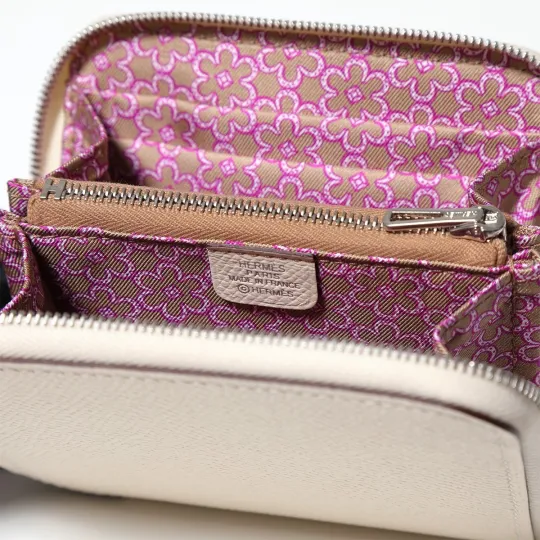 HERMES 二つ折り財布 AZAP SILKIN COMPACT エプソン