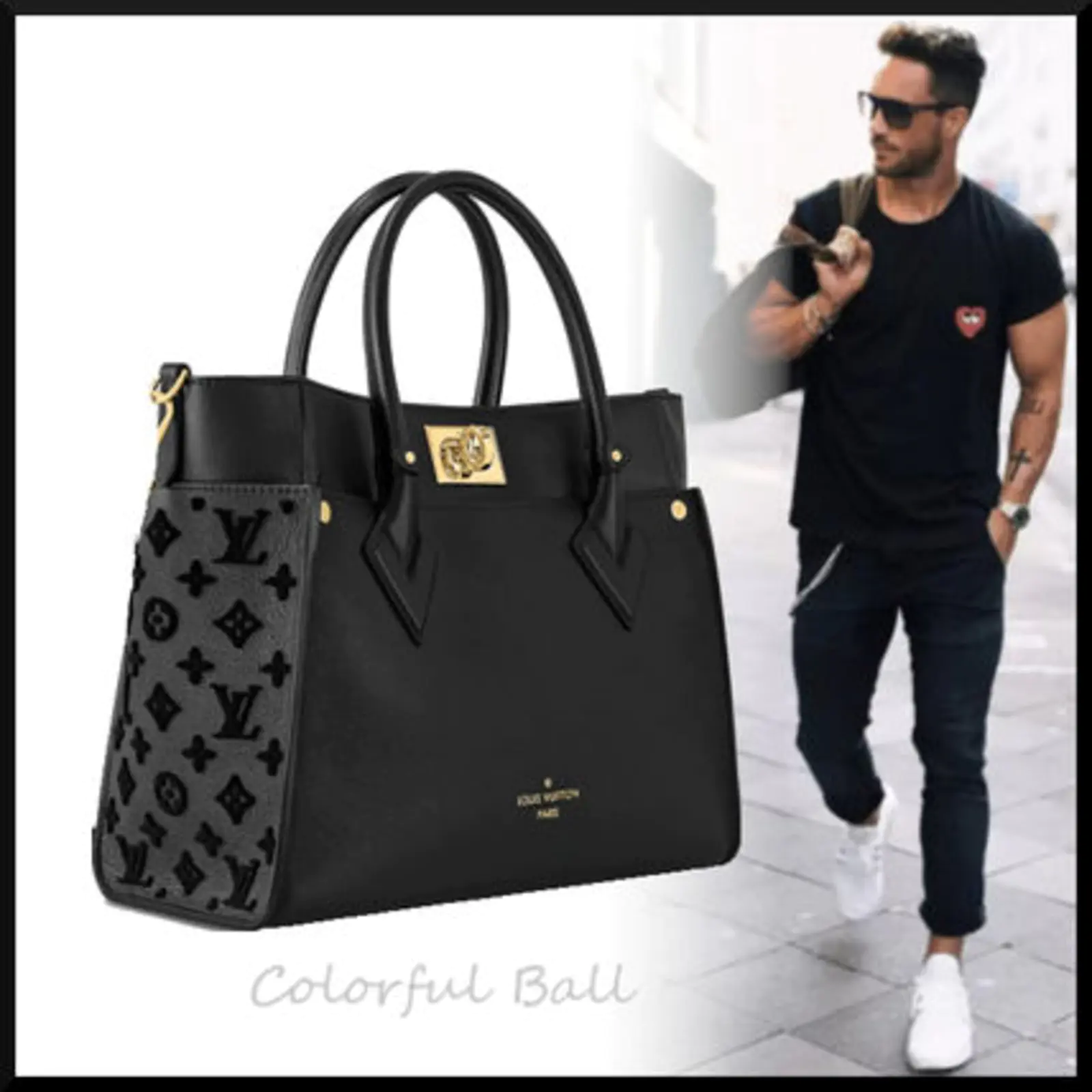 【お洒落メンズ必見】Louis Vuitton オンマイサイド MM トートバッグ／2WAYショルダー