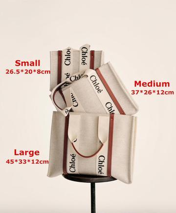 【クロエ】大人気 ★ WOODY ラージトートバッグ 全2色