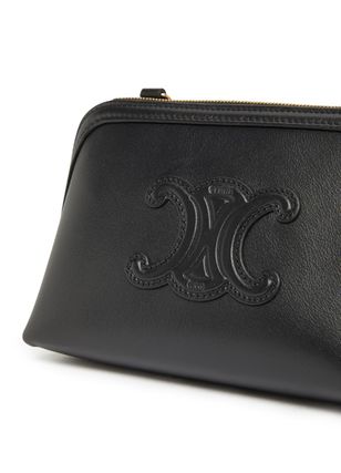 【CELINE】Clutch chain leather Triomphe チェーンクラッチ