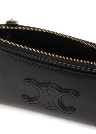 【CELINE】Clutch chain leather Triomphe チェーンクラッチ