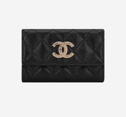 完売間近★送料無料【CHANEL】フラップ カードホルダー ブラック
