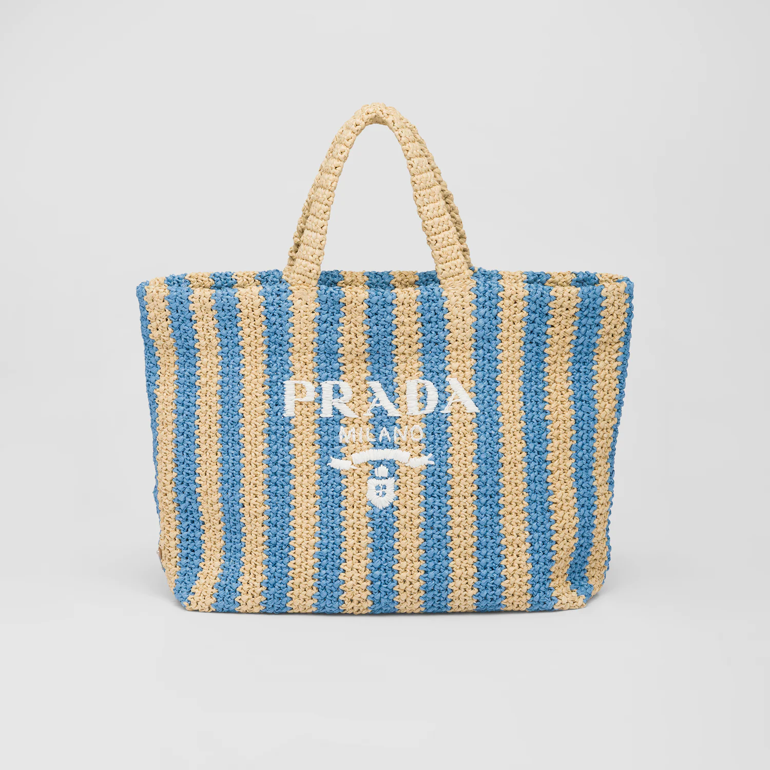 【prada】ココナッツファイバートランペットトートバッグ