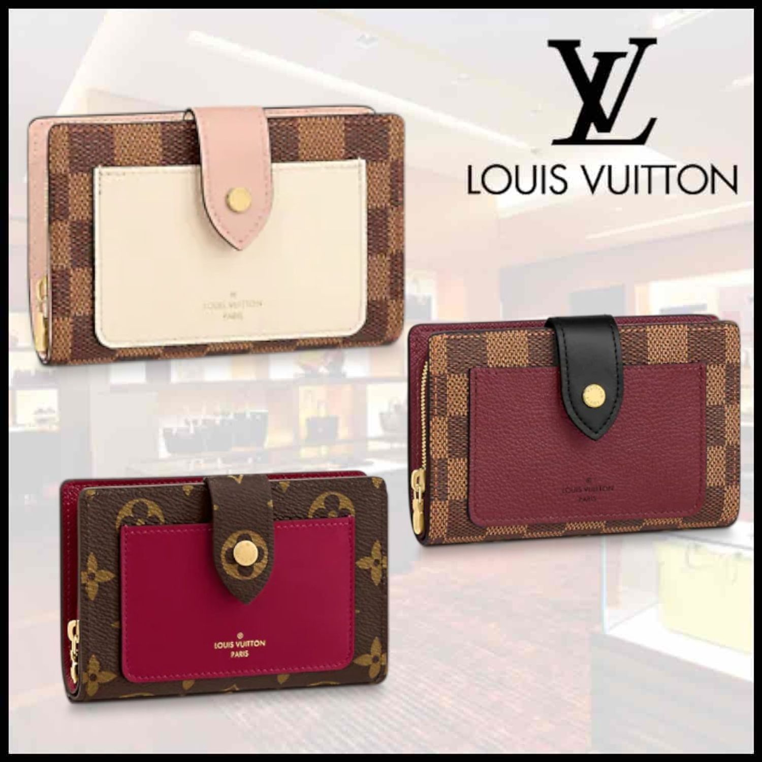 【Louis Vuitton】超人気 ジュリエット(折りたたみミディアム財布)