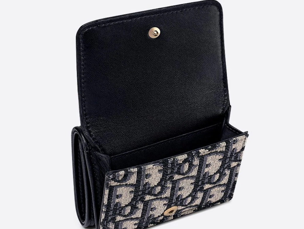【DIOR】ディオール オブリーク 30 MONTAIGNE コンパクト財布