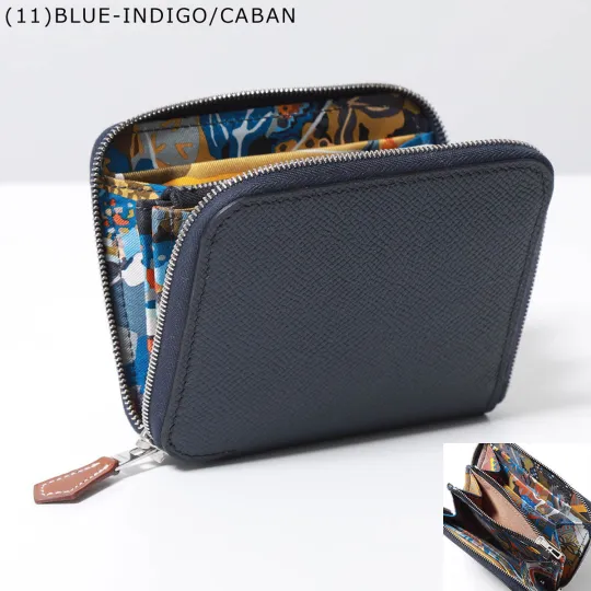 HERMES 二つ折り財布 AZAP SILKIN COMPACT エプソン