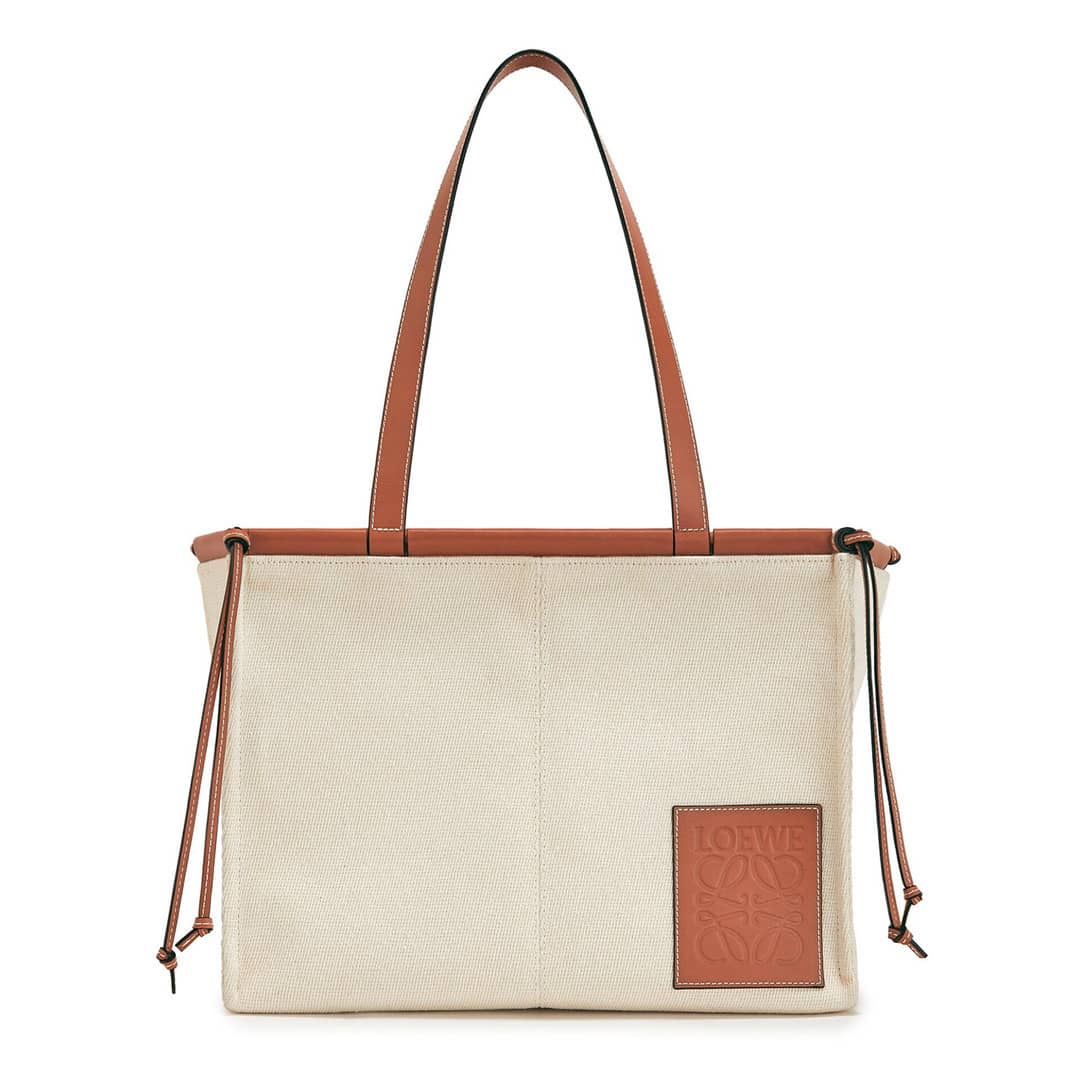 【LOEWE】ロエベ クッショントート スモール キャンバス＆カーフ