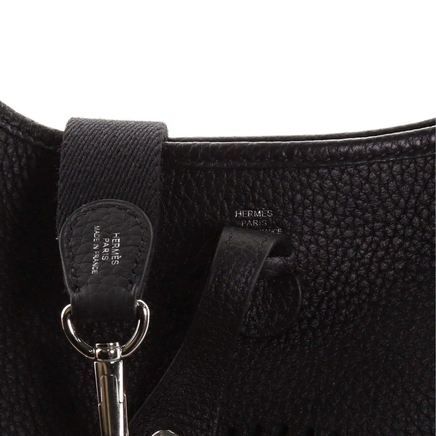 HERMES エルメス エブリン TPM ショルダー バッグ トリヨンクレマンス レザー ブラック