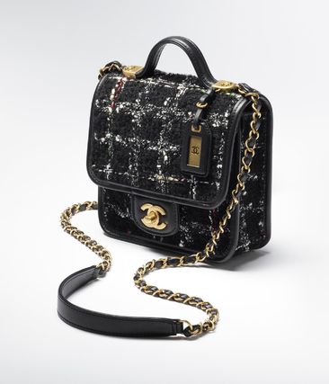 【CHANEL】《3色☆冬定番ツイードデザイン》シャネル ショルダーバッグ