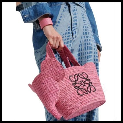 LOEWE 24SS 新作 エレファントバスケットバッグ スモール