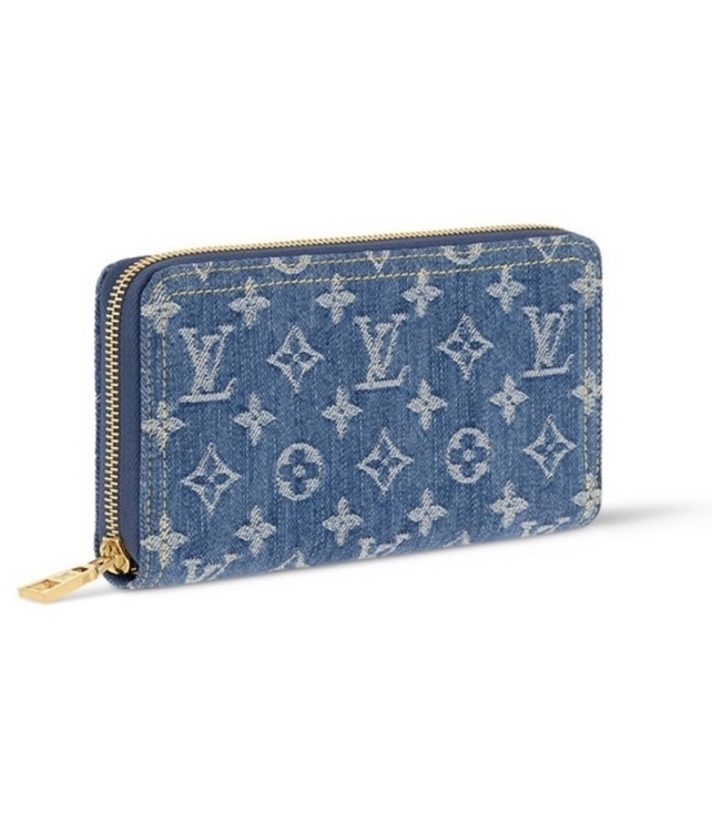 Louis Vuitton ★ ギフト◎ 長財布 ジッピーウォレット デニム M82959