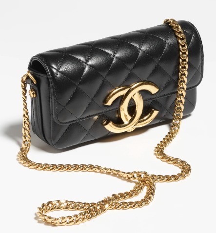 【上品☆お洒落】CHANEL フォンケース 大きめロゴ