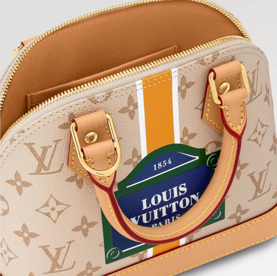 国内発送 新作 Louis Vuitton アルマ BB ハンドバック オレンジ