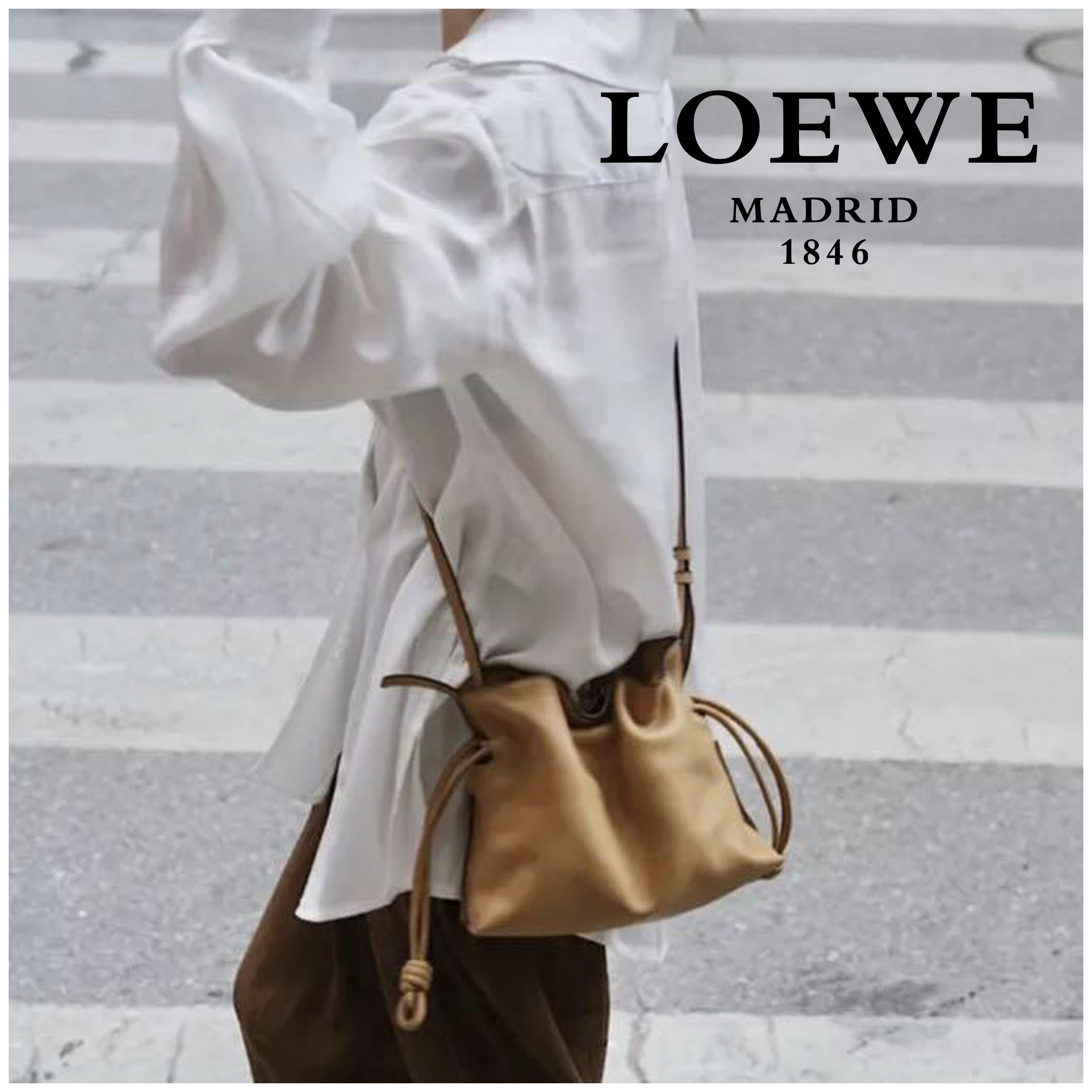 ∞∞ LOEWE ∞∞ Flamenco Mini leather クラッチ ☆