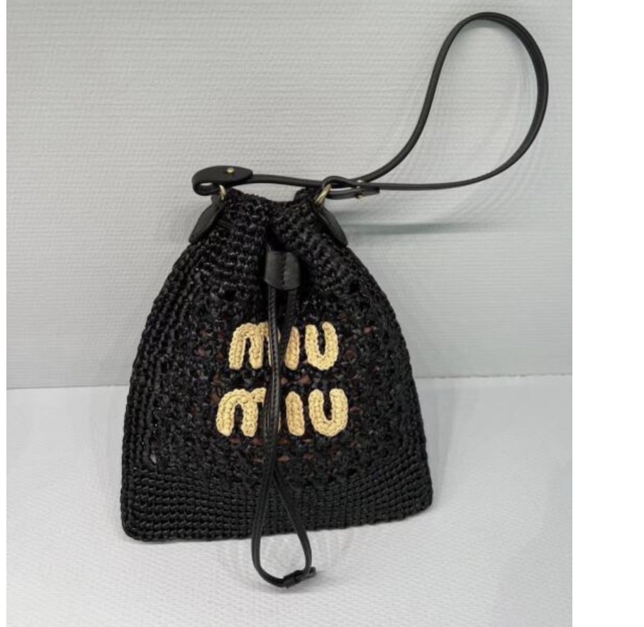 【VIPセール！可愛い】MIUMIU（ミュウミュウ）カゴバック