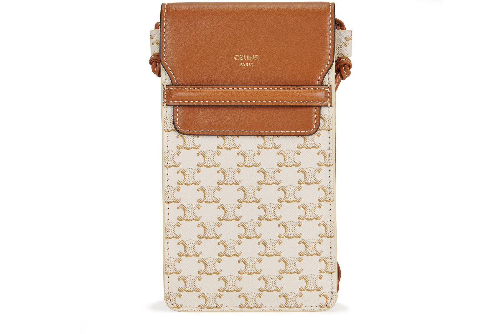 関税/送料込◆コーティングキャンバス フォンポーチ