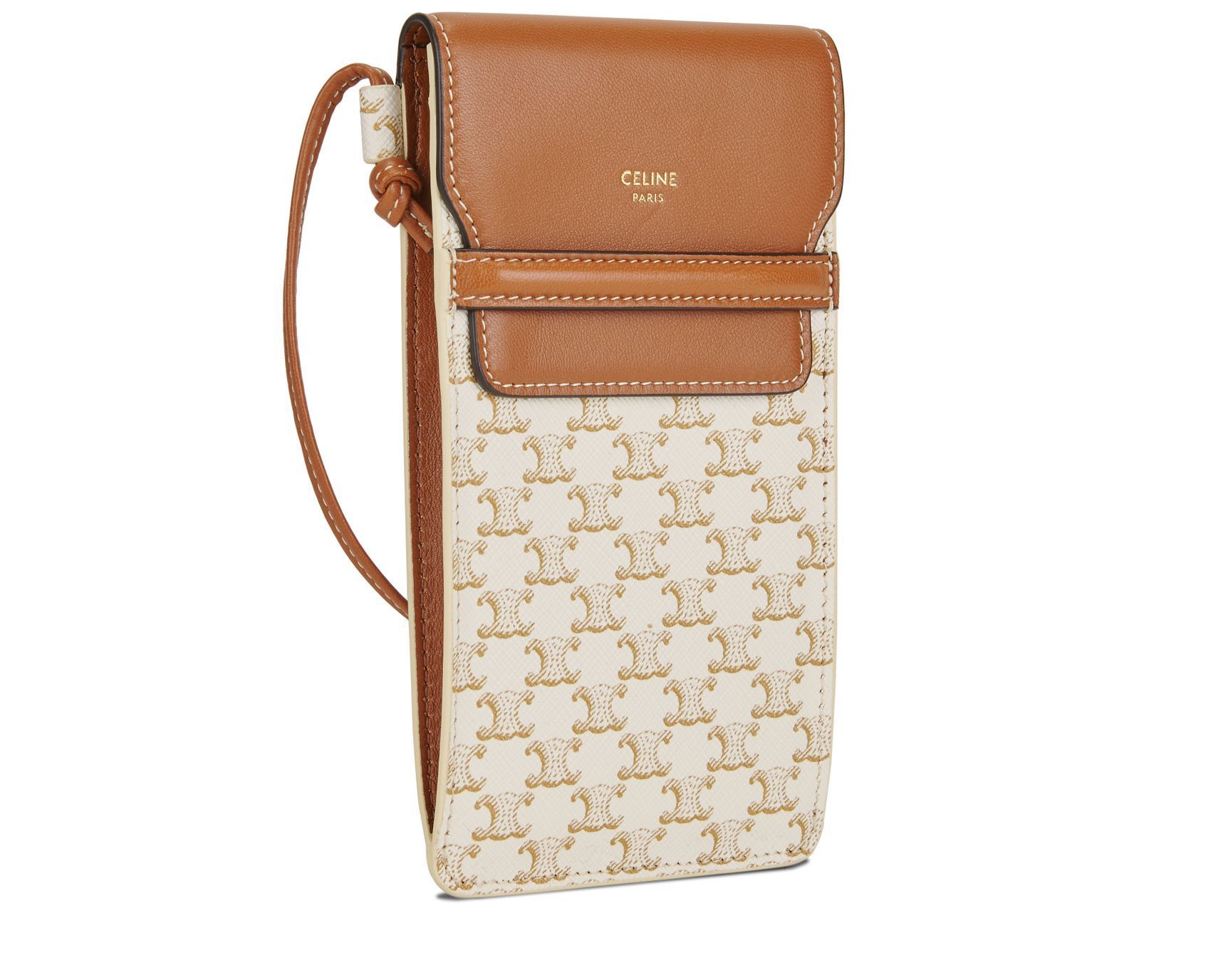 関税/送料込◆コーティングキャンバス フォンポーチ