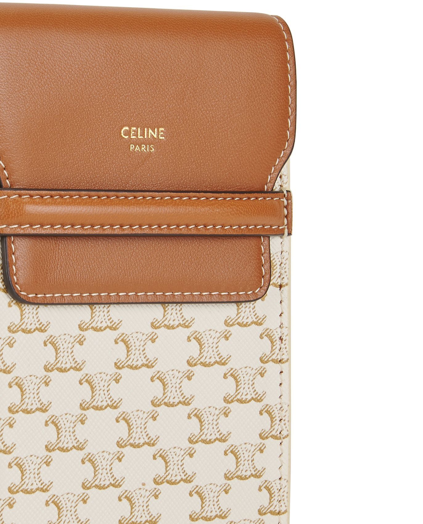 関税/送料込◆コーティングキャンバス フォンポーチ