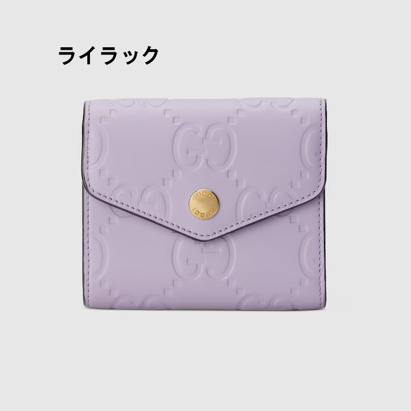 国内即発【GUCCI】GG ミディアム ウォレット 三つ折り 可愛い