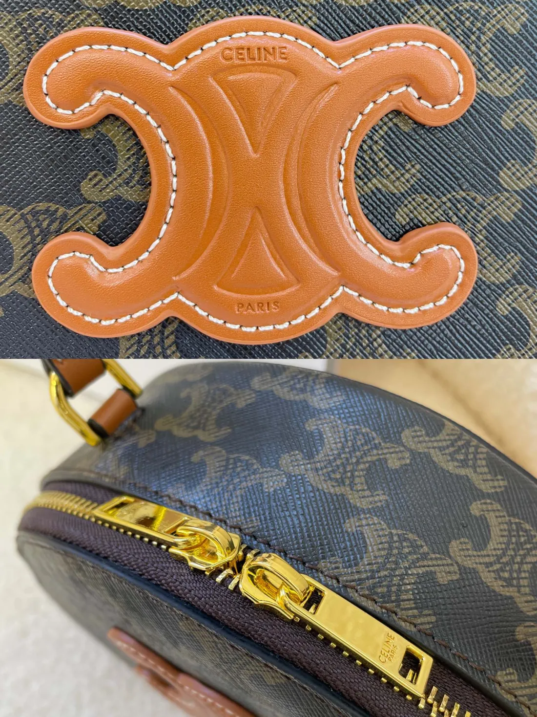 23AW新作セリーヌ ハーフムーンケース バッグ【CELINE】