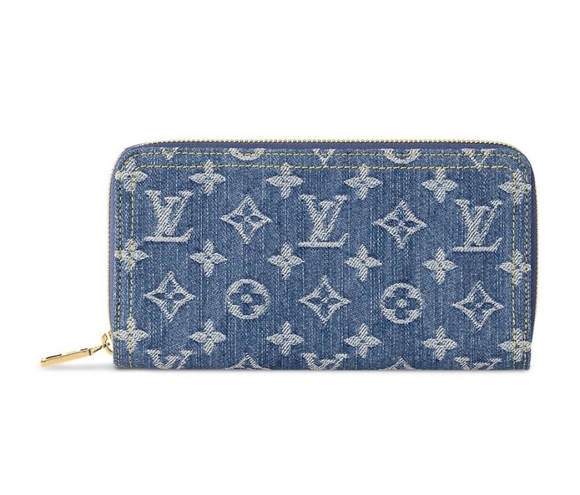 Louis Vuitton ★ ギフト◎ 長財布 ジッピーウォレット デニム M82959
