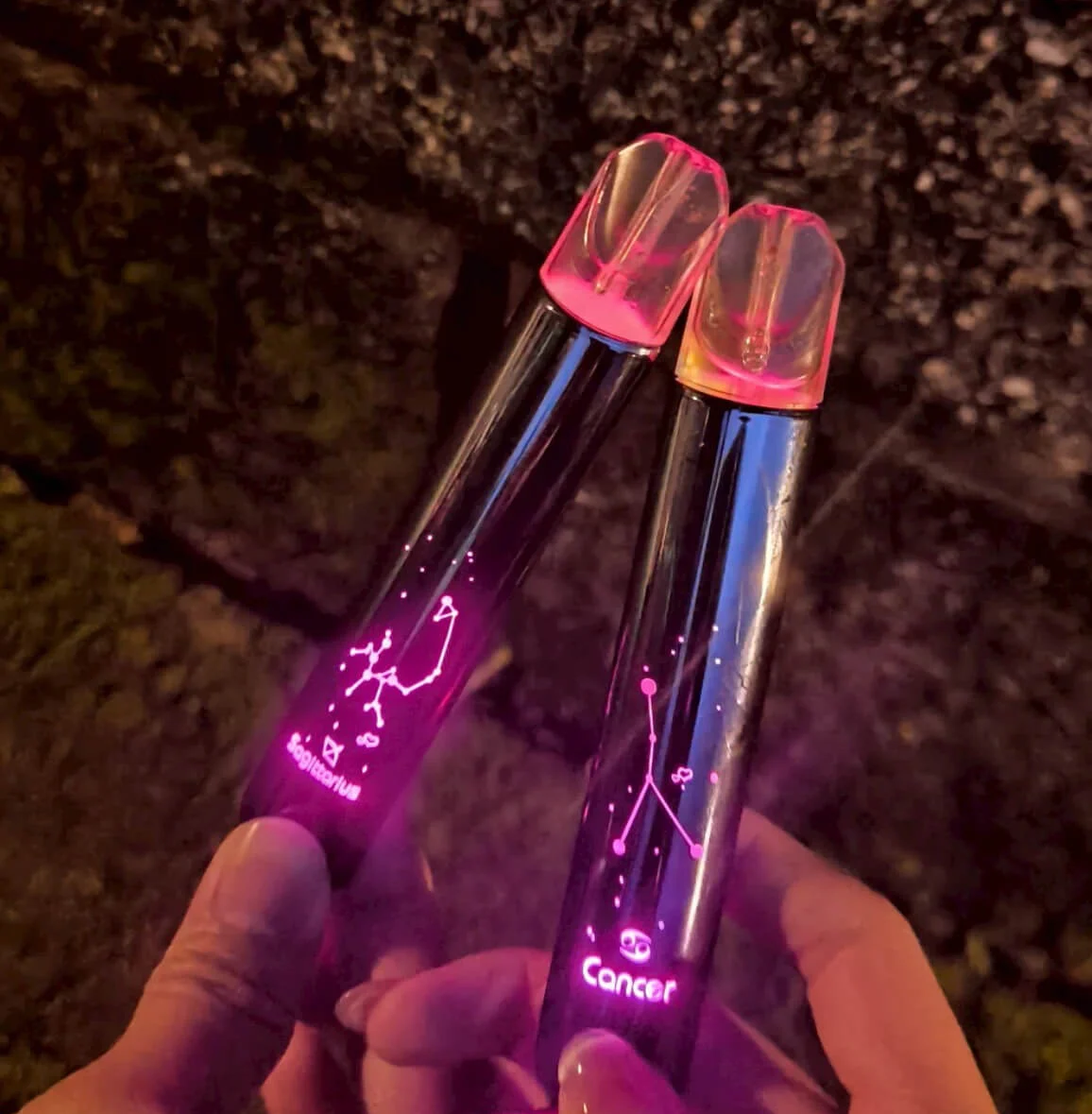 MSO爅嘶十二星座發光主機 太空灰 通用relx一代系列煙彈