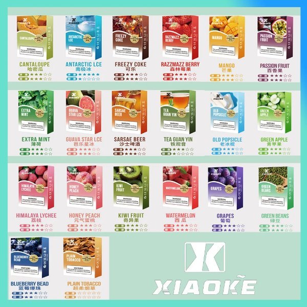 XIAOKE 梟客一代煙彈 通用悅刻一代主機 20種口味 3顆裝