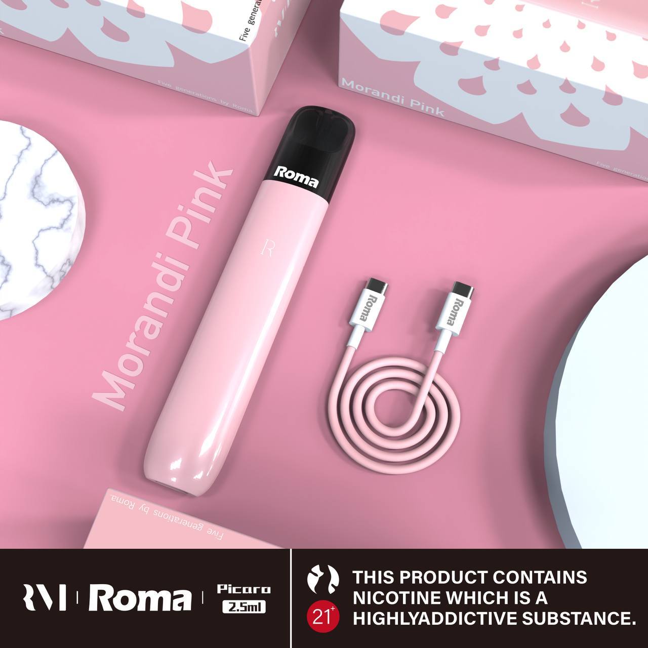 ROMA Picaro 羅馬五代主機 | 通用 RELX 悅刻等五代煙彈