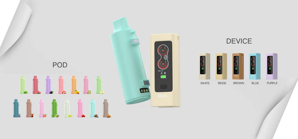 VEVIX 泰坦15000口替換芯抛棄式電子煙 買五送一 可調節氣流