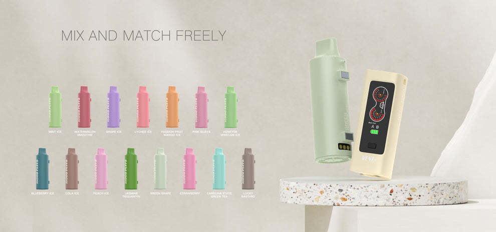 VEVIX 泰坦15000口替換芯抛棄式電子煙 買五送一 可調節氣流