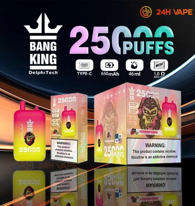 Bang King 25000 一次性電子煙 雙彈設計・46ml超大煙油