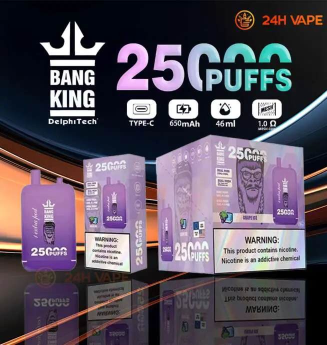 Bang King 25000 一次性電子煙 雙彈設計・46ml超大煙油