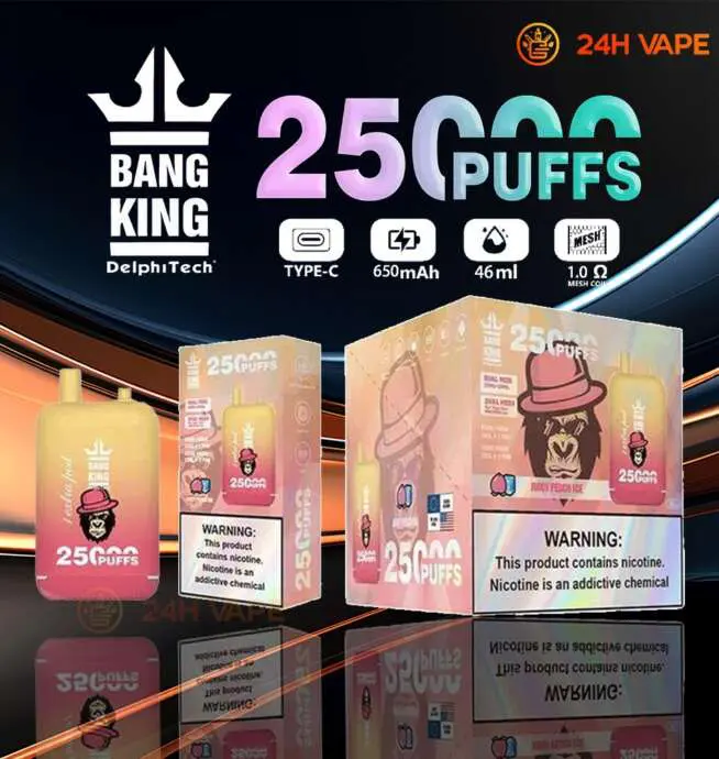 Bang King 25000 一次性電子煙 雙彈設計・46ml超大煙油