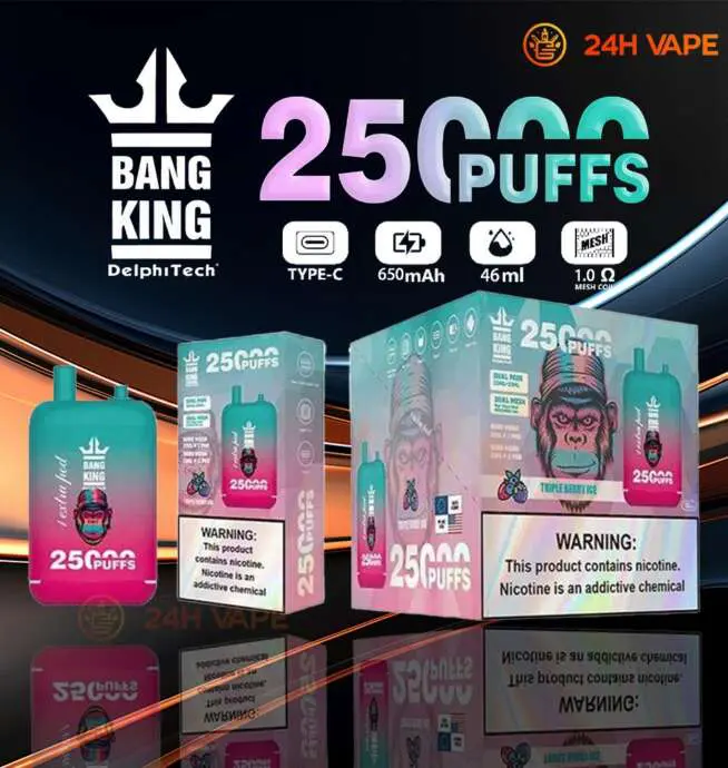 Bang King 25000 一次性電子煙 雙彈設計・46ml超大煙油