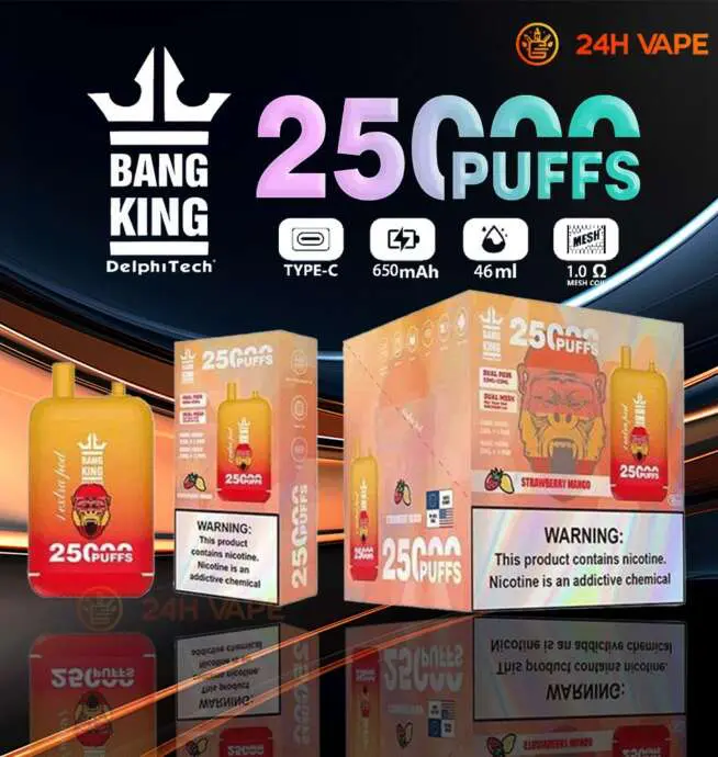 Bang King 25000 一次性電子煙 雙彈設計・46ml超大煙油